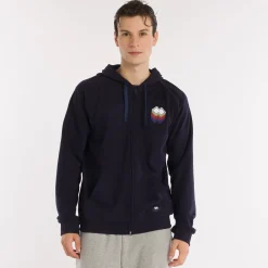 Felpa con Cappuccio e Full Zip GFX
