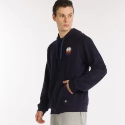 Felpa con Cappuccio e Full Zip GFX