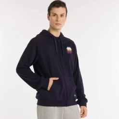 Felpa con Cappuccio e Full Zip GFX