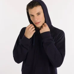 Felpa con Cappuccio e Full Zip GFX