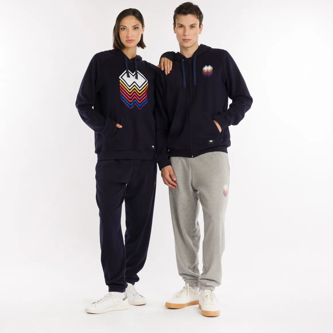 Felpa con Cappuccio e Full Zip GFX