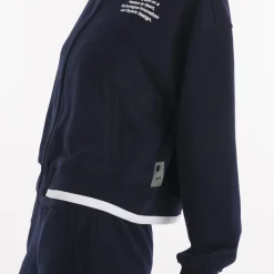 Felpa crop full zip da donna SS25