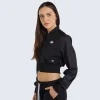 Felpa Crop Graphic da donna