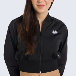 Felpa Crop Graphic da donna