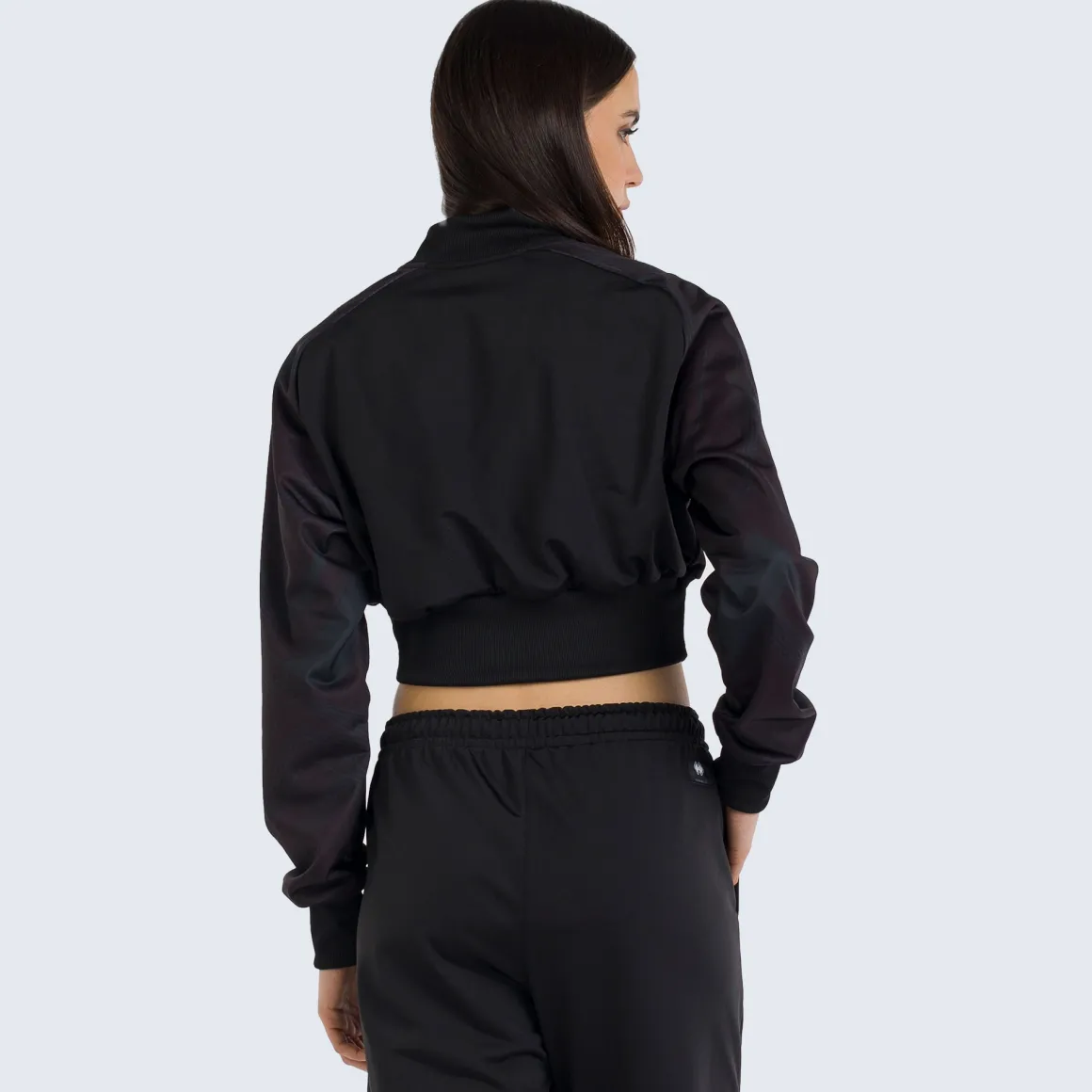 Felpa Crop Graphic da donna