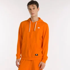 Felpa full zip con cappuccio Essential SS25