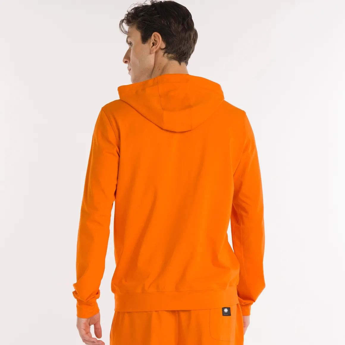 Felpa full zip con cappuccio Essential SS25