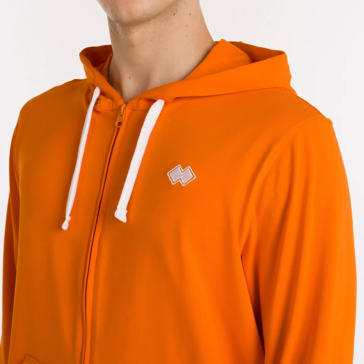 Felpa full zip con cappuccio Essential SS25