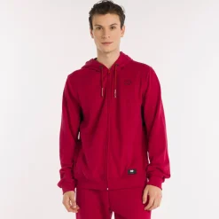 Felpa Hoodie con Zip Essential Plus