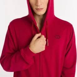 Felpa Hoodie con Zip Essential Plus
