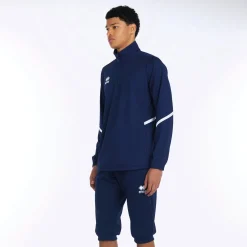 Felpa leggera con mezza zip Manfred