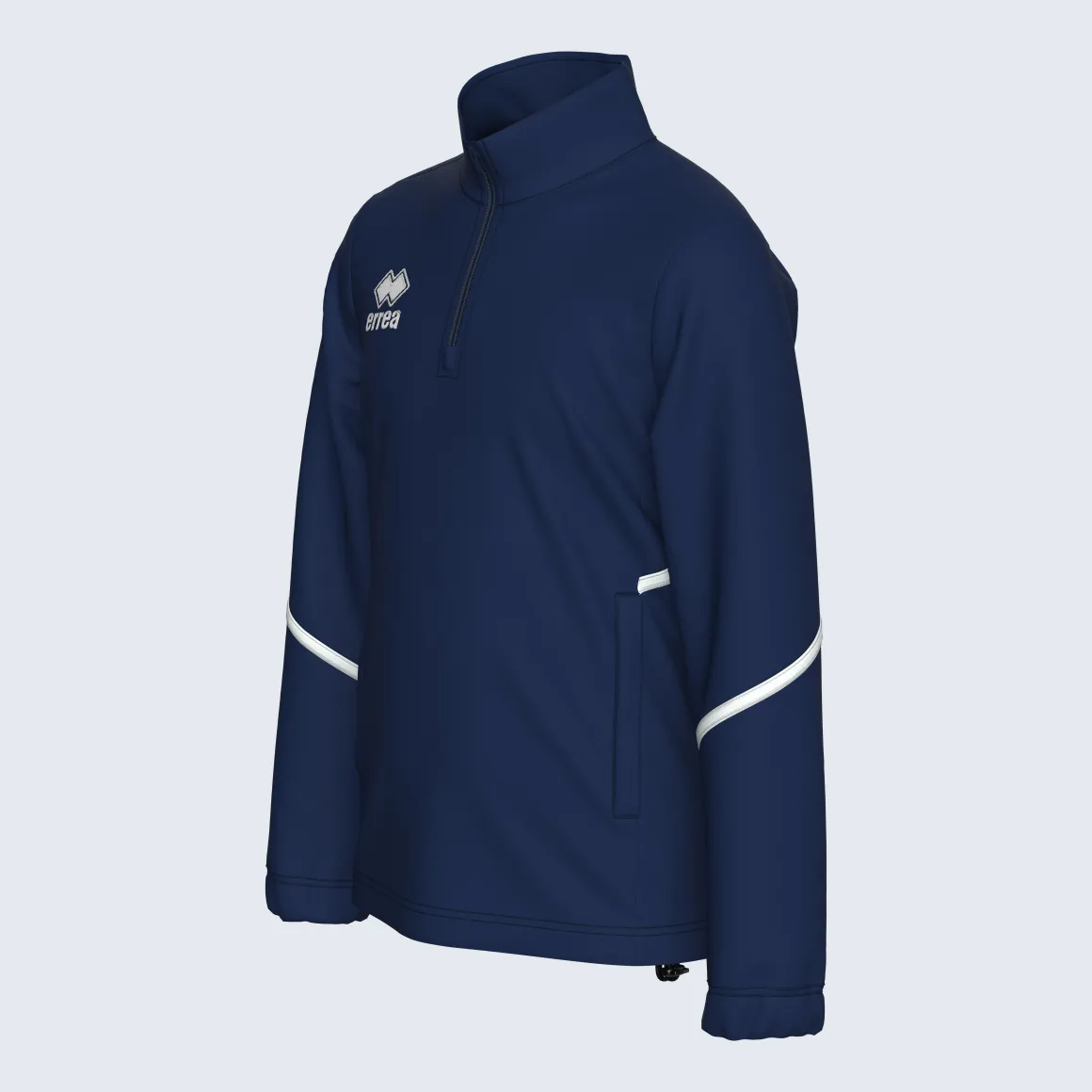 Felpa leggera con mezza zip Manfred da bambino
