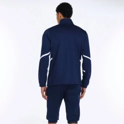 Felpa leggera con mezza zip Manfred