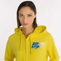 Felpa Origins full zip con cappuccio